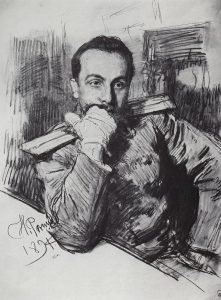 Жиркевич. Портрет работы Ильи Репина, 1891 год